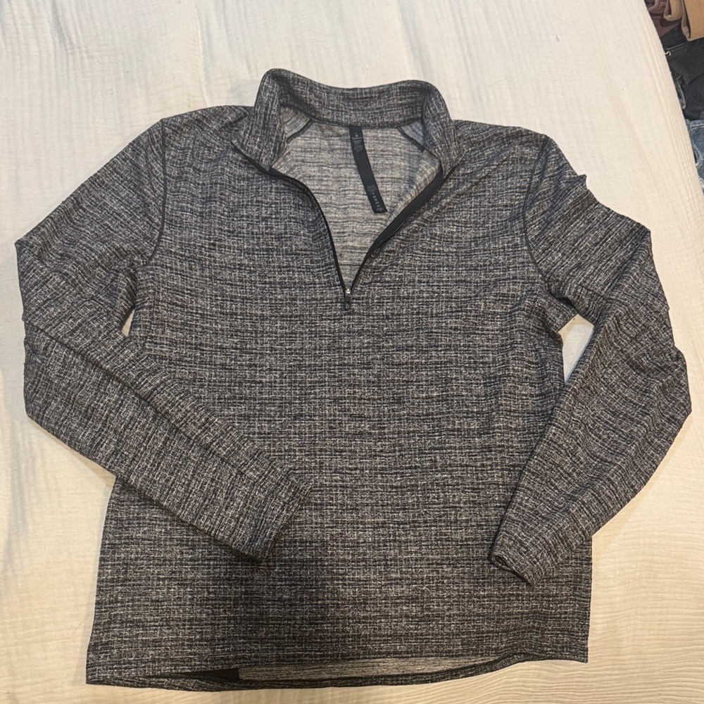 lululemon athletica Men's Black Zip-Up Sweater